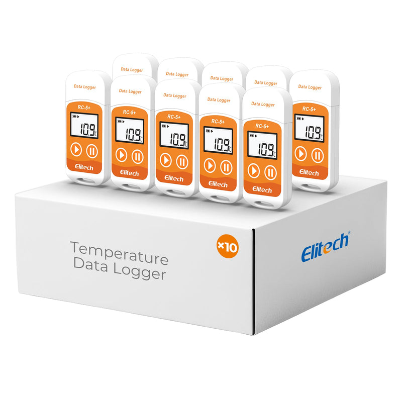 Elitech RC-5+ Reusable USB Temperature Data logger with Auto PDF Report - Elitech Technology, Inc.