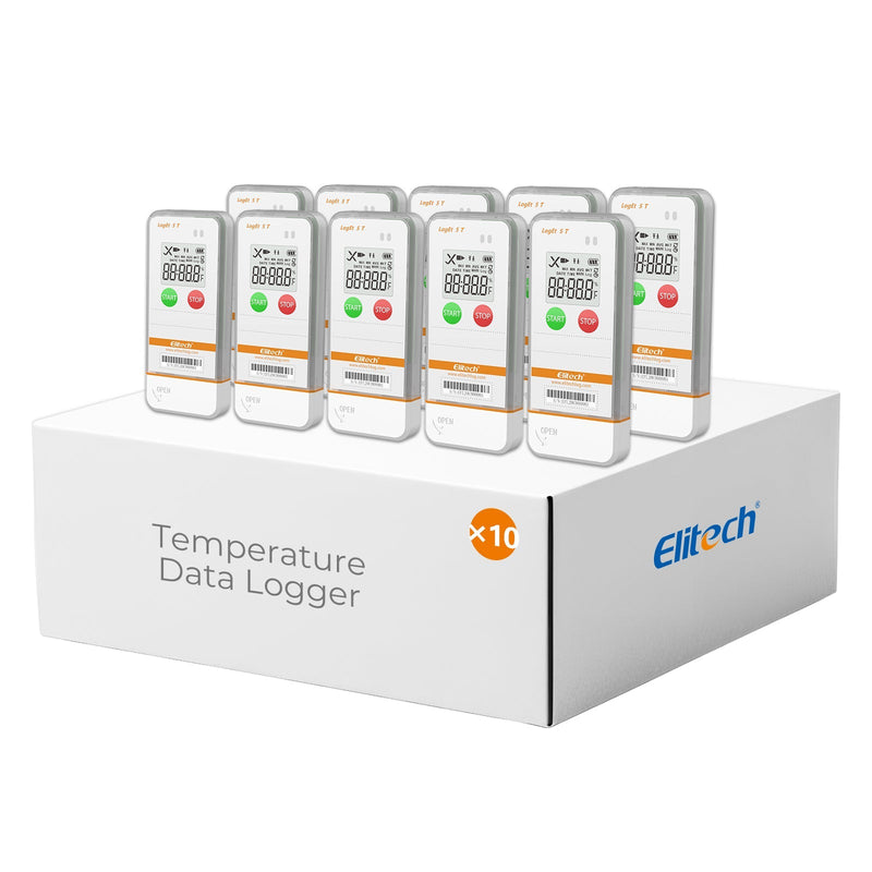 Elitech USB Digital Temperature Data Logger Reusable Recorder LogEt5/8 Series - Elitech Technology, Inc.