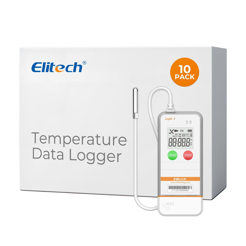 Elitech USB Digital Temperature Data Logger Reusable Recorder LogEt5/8 Series - Elitech Technology, Inc.
