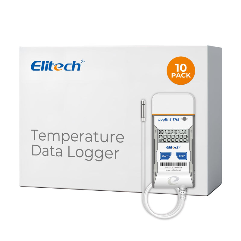 Elitech USB Digital Temperature Data Logger Reusable Recorder LogEt5/8 Series - Elitech Technology, Inc.
