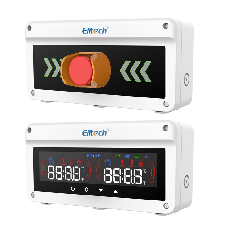 (Pre - order)Elitech EAB - 80 Multi - Function Cold Storage Alarm System for Gas Leak, Human Entrapment, Door Status & Overtemperature - Elitech Technology, Inc.