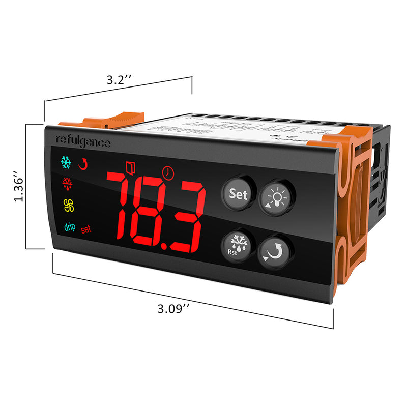 Elitech ECS-180neo Digital Temperature Controller 3-Stage Output 2 Sensors Fahrenheit and Celsius Optional