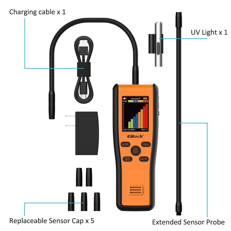 Elitech Inframate C CO2 R744 Refrigerant Leak Detector Carbon Dioxide Gas Leak Detector - Elitech Technology, Inc.