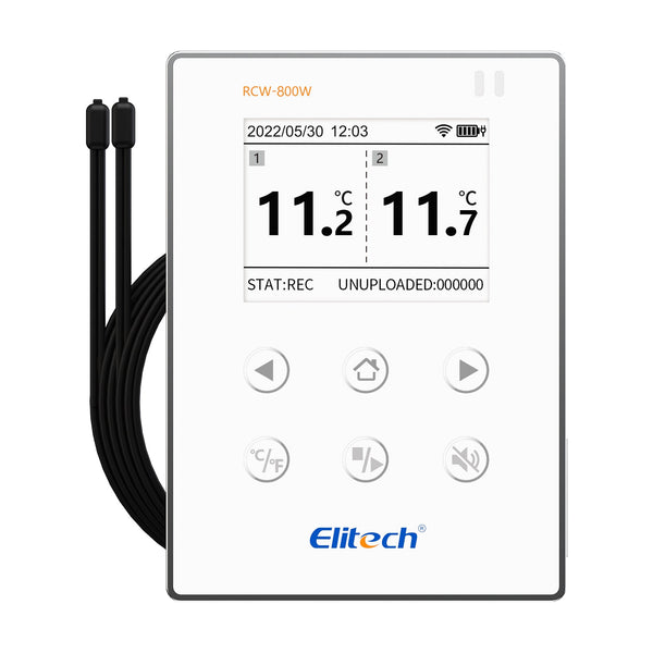 Elitech RCW-800 WiFi Digital Data Logger - Email, SMS, App Push