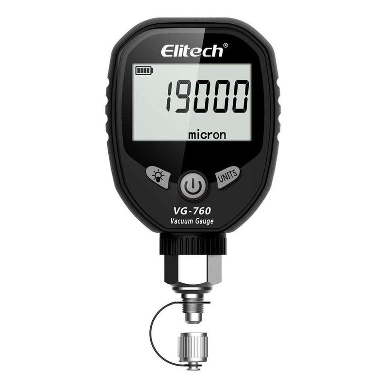 Elitech VG-760 Digital Micron Vacuum Gauge 8 Units - Elitech Technology, Inc.