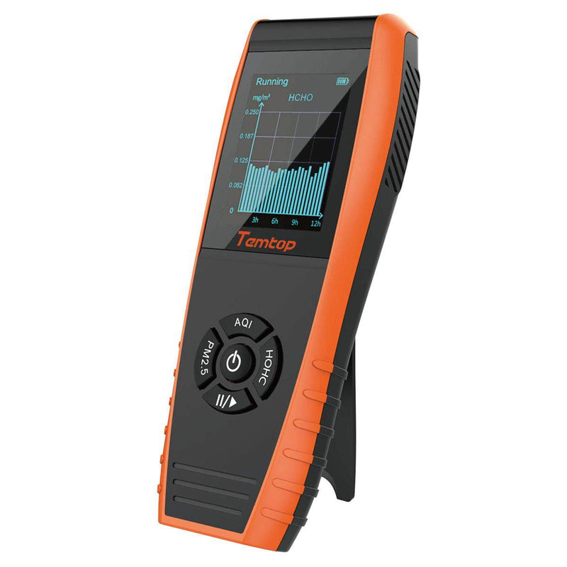 Temtop LKC-1000S+ 2nd Generation Professional Formaldehyde Monitor Detector with HCHOPM2.5PM10TVOC Accurate Testing Air Quality Detector Data Export - Elitech Technology, Inc.