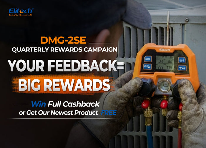 Win a Full Refund: Join the Elitech DMG-2SE Digital Manifold Quarterly Rewards Campaign