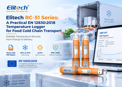 Elitech RC-51 Series: A Practical EN 12830:2018 Temperature Logger for Food Cold Chain Transport