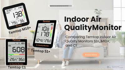 Comparing Temtop Indoor Air Quality Monitors: S1+, M10+, and C1
