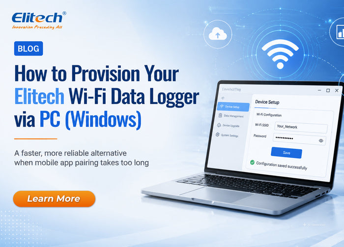 How to Provision Your Elitech Wi-Fi Data Logger via PC (Windows)