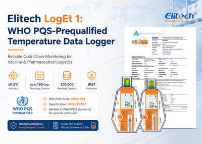 Elitech LogEt 1: WHO PQS-Prequalified Temperature Data Logger for Reliable Cold Chain Monitoring