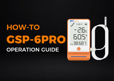 How to use Elitech GSP-6Pro data logger?