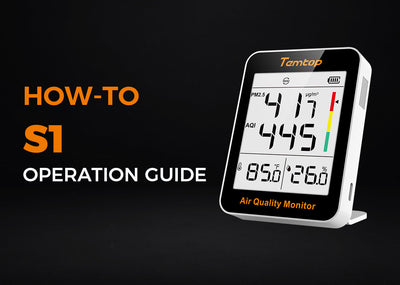 Get the latest S1 upgrade for the Temtop Air Quality Monitor