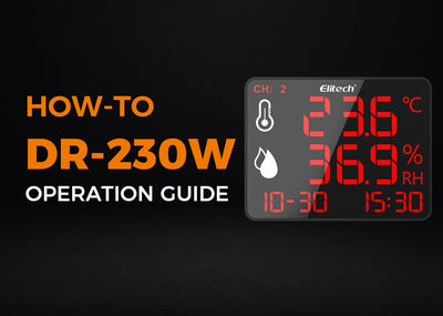 How to use the DR-230W Bluetooth Large Thermometer?