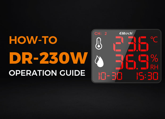 How to use the DR-230W Bluetooth Large Thermometer?
