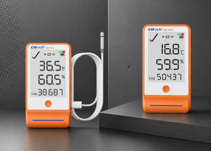 Elitech GSP-6Pro Temperature and Humidity Data Logger User Manual