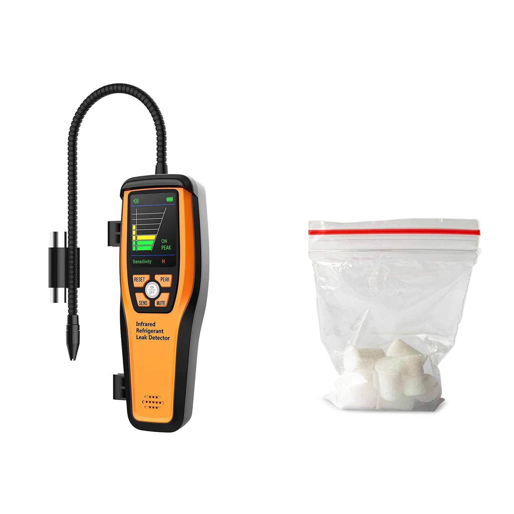 Elitech ILD-200 Infrared Refrigerant HVAC Leak Detector Sensitivity up ato 0.14oz/yr for Air Conditioner and Automotive Repair