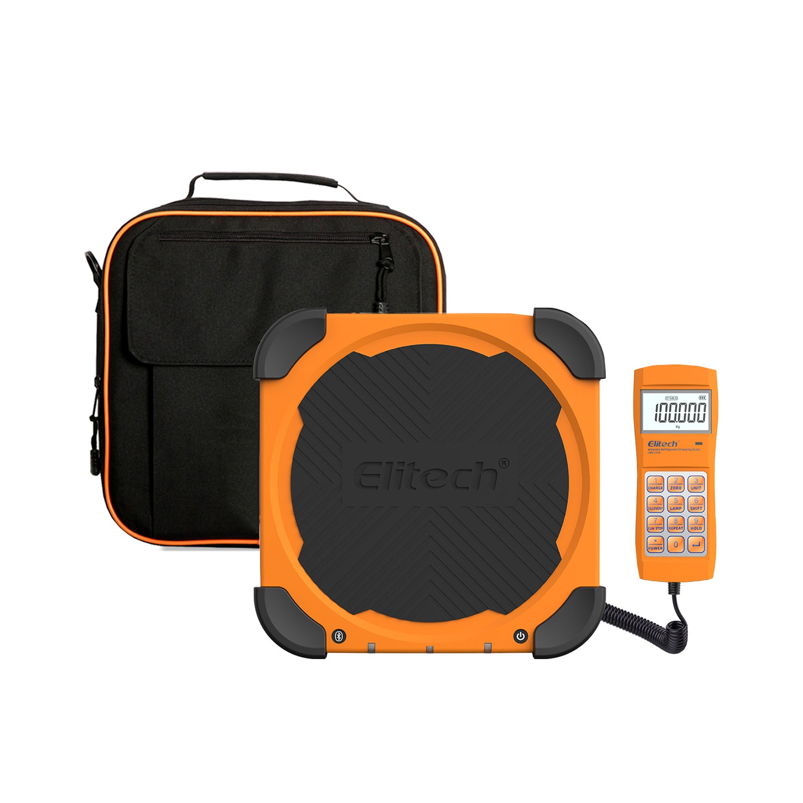 Elitech LMC-210 Wireless HVAC Refrigeration Scale with Remote 220 Lbs