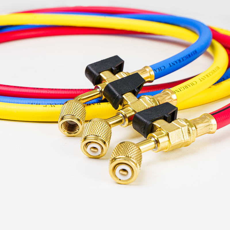 Ensemble de tuyaux de charge de réfrigérant Elitech, raccord 1/4''