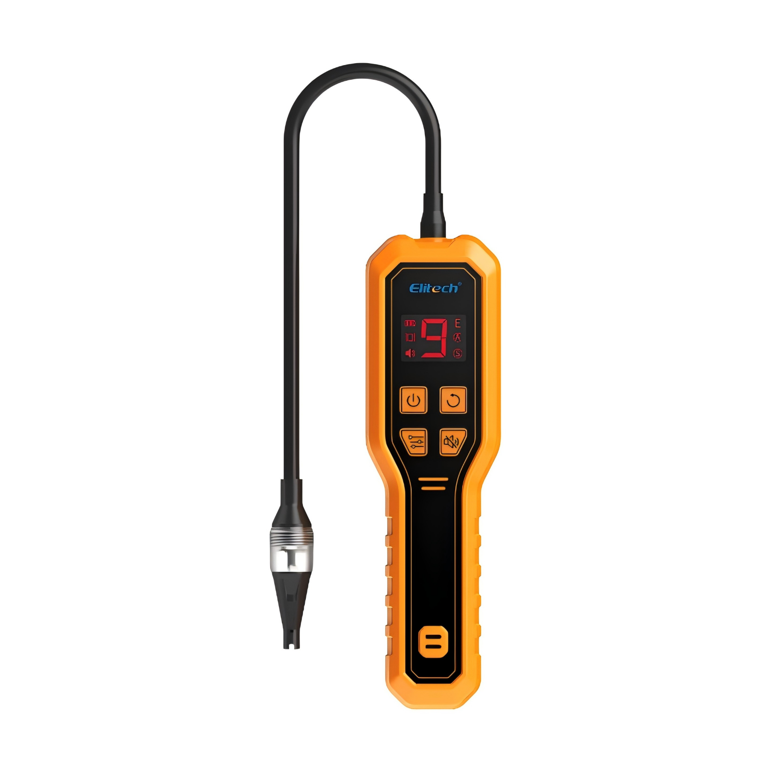 Elitech ELD-270 Heated Diode Refrigerant Leak Detector, HVAC Freon Sniffer with Digital Display & Vibration Alarm, High Sensitivity (2g/yr) for R410A R134a R1234yf R290 CFCs HCFCs HFCs