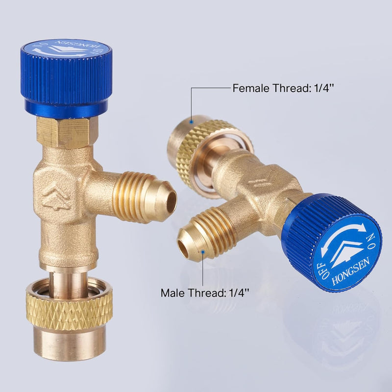 Ensemble de tuyaux de charge de réfrigérant Elitech, raccord 1/4''