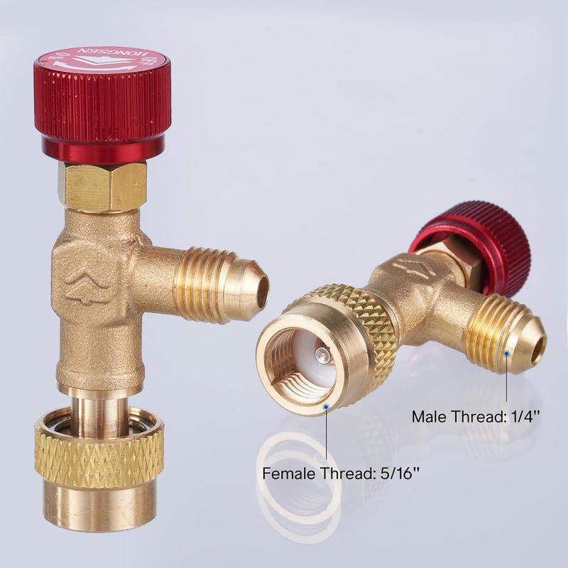 Ensemble de tuyaux de charge de réfrigérant Elitech, raccord 1/4''