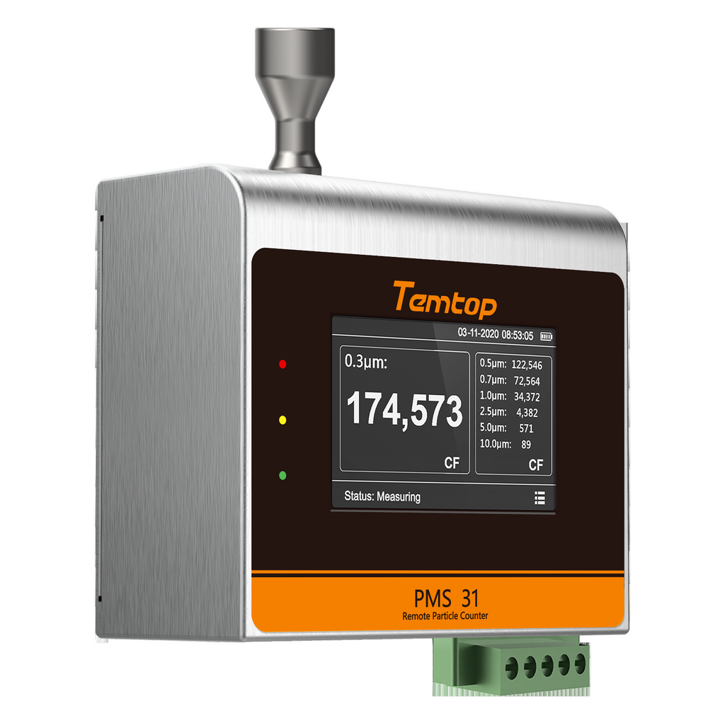 (Pre-order)Temtop PMS 31 High Precision Remote Particle Counter for Hi ...