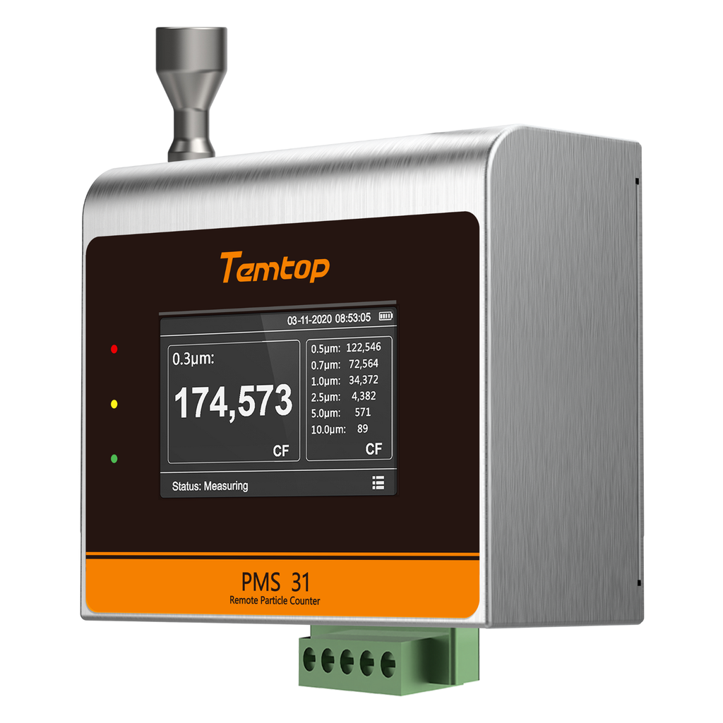 (Pre-order)Temtop PMS 31 High Precision Remote Particle Counter for Hi ...