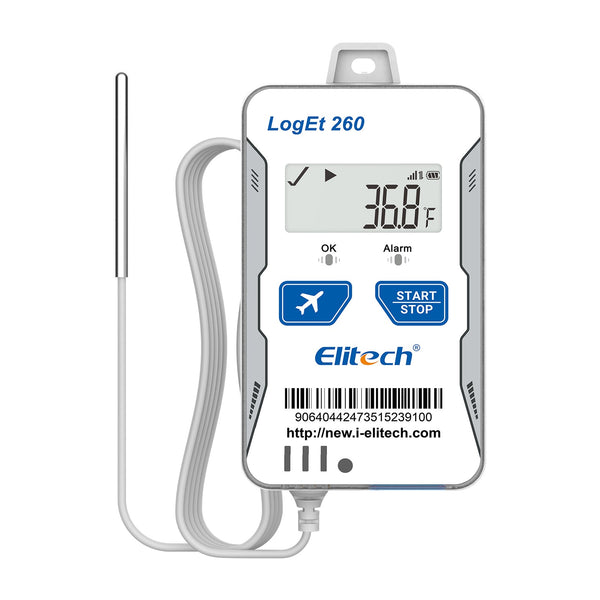 Elitech 4G GPS Reusable Real-time Temperature Humidity Data Logger Lig ...