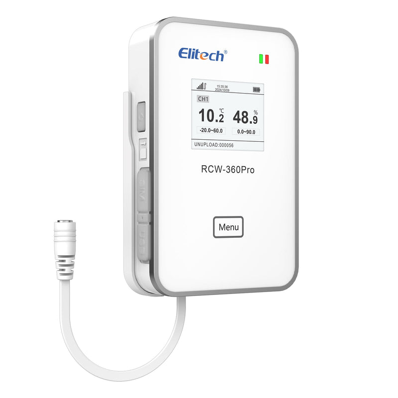 Wireless Temperature Digital Thermomether- Elitech Data Logger ...