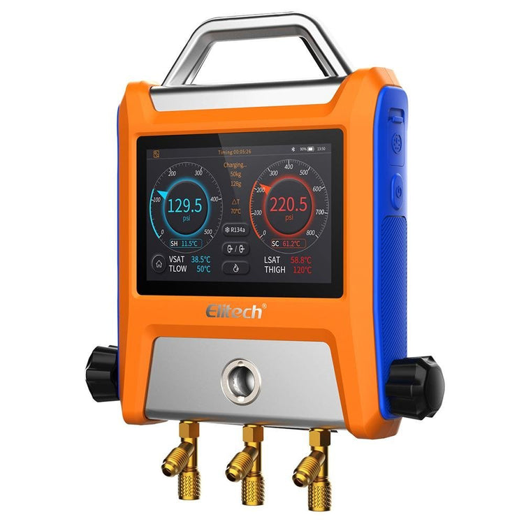 Elitech EMG Series Intelligent HVAC Digital Manifold with 5” Smart Touch Screen - Elitech Technology, Inc.