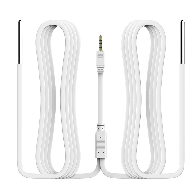 Elitech External Dual Temperature Probe, Temperature Sensor Matches with RCW - 360Pro Device only, Monitor - 40~176℉( - 40~80℃), Audio Plug Connector, 16.4ft*2 - Elitech Technology, Inc.