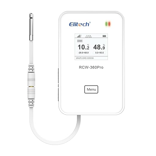 Elitech Humidity Sensor Elitech RCW-360Pro 【One Temperature and One Humidity Probe】Probe Lengt ...