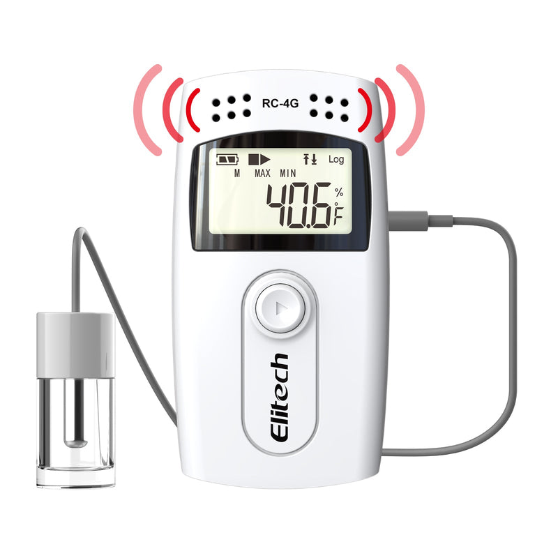 Humidity Display Elitech Elitech GSP-8 Temperature & Humidity Data Logger Recorder Audio Alarm ...