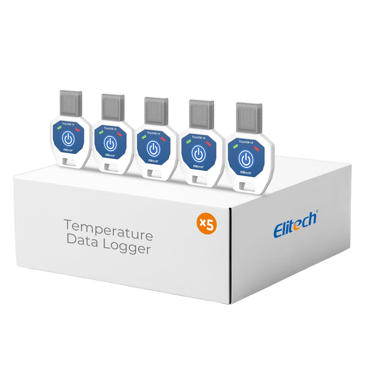 Elitech TinyUSB Single-Use Temperature Recorder Data Logger, TinyUSB-10，-10℃-30℃ - Elitech Technology, Inc.