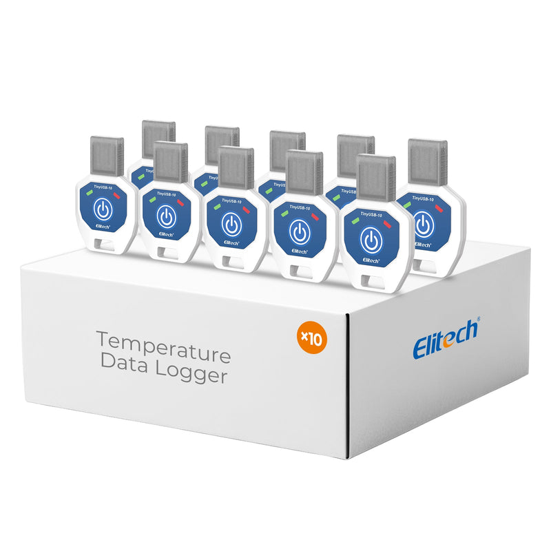 Elitech TinyUSB Single-Use Temperature Recorder Data Logger, TinyUSB-10，-10℃-30℃ - Elitech Technology, Inc.