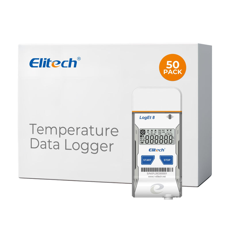 Elitech USB Digital Temperature Data Logger Reusable Recorder LogEt5/8 Series - Elitech Technology, Inc.