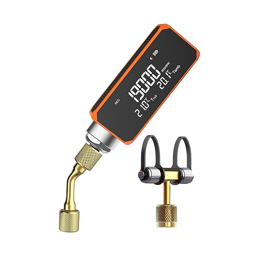 Elitech Vacuum Microns Digital Microns Gauge HVAC Refrigerant Vacuum Tester 1/4