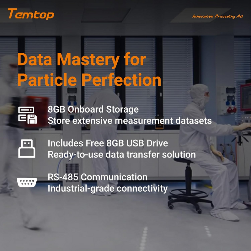 Temtop Handheld Particle Counter Particulate Meter for PM1.0/PM2.5/PM4.0/PM10/TSP PMD 351