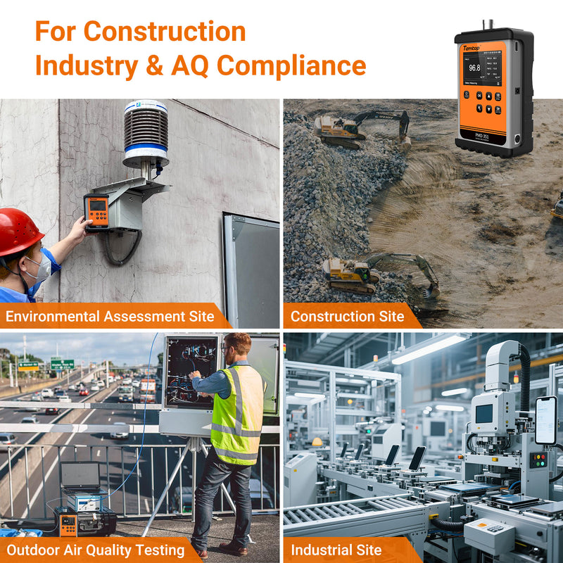 Temtop Handheld Particle Counter Particulate Meter for PM1.0/PM2.5/PM4.0/PM10/TSP PMD 351