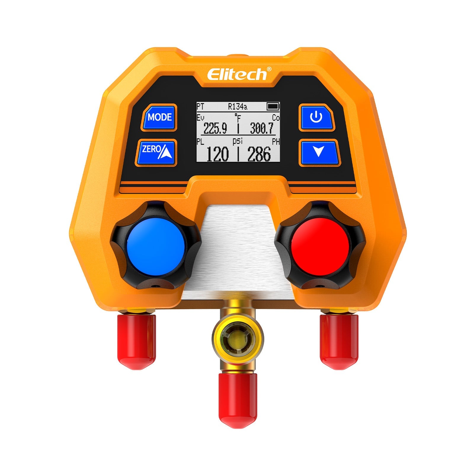 (Pre - order) Elitech Digital Manifold Gauge for HVAC, Refrigeration & AC Systems – Pressure & Temperature Measurement, LCD Display, DMG - 2SE - Elitech Technology, Inc.