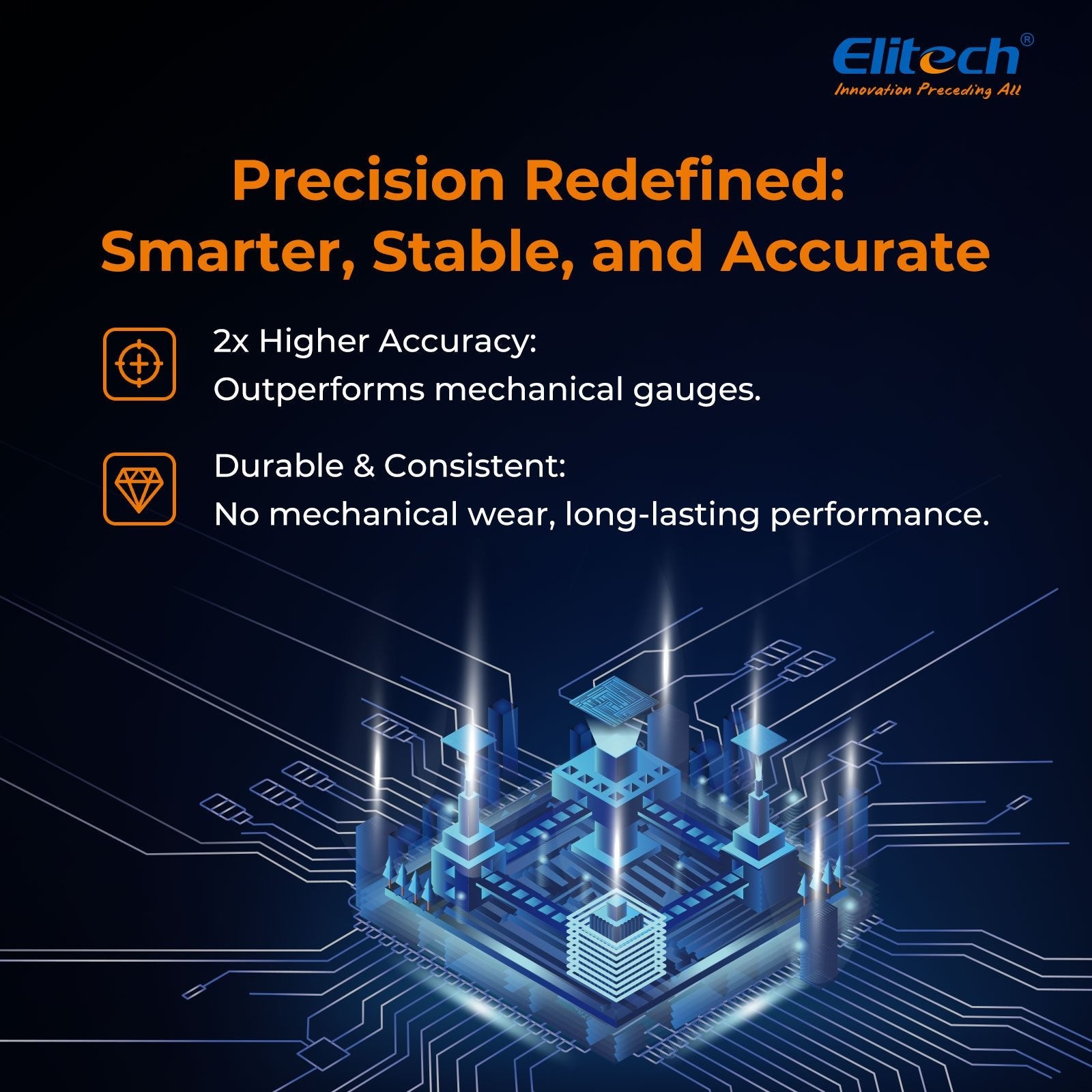 (Pre - order) Elitech Digital Manifold Gauge for HVAC, Refrigeration & AC Systems – Pressure & Temperature Measurement, LCD Display, DMG - 2SE - Elitech Technology, Inc.