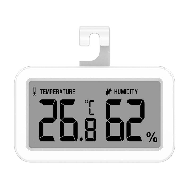 (Pre - order) Elitech Fridge Thermometer Hygrometer Digital Freeze Refrigerator Thermometer Waterproof Large LCD Display TM - 2TH - Elitech Technology, Inc.