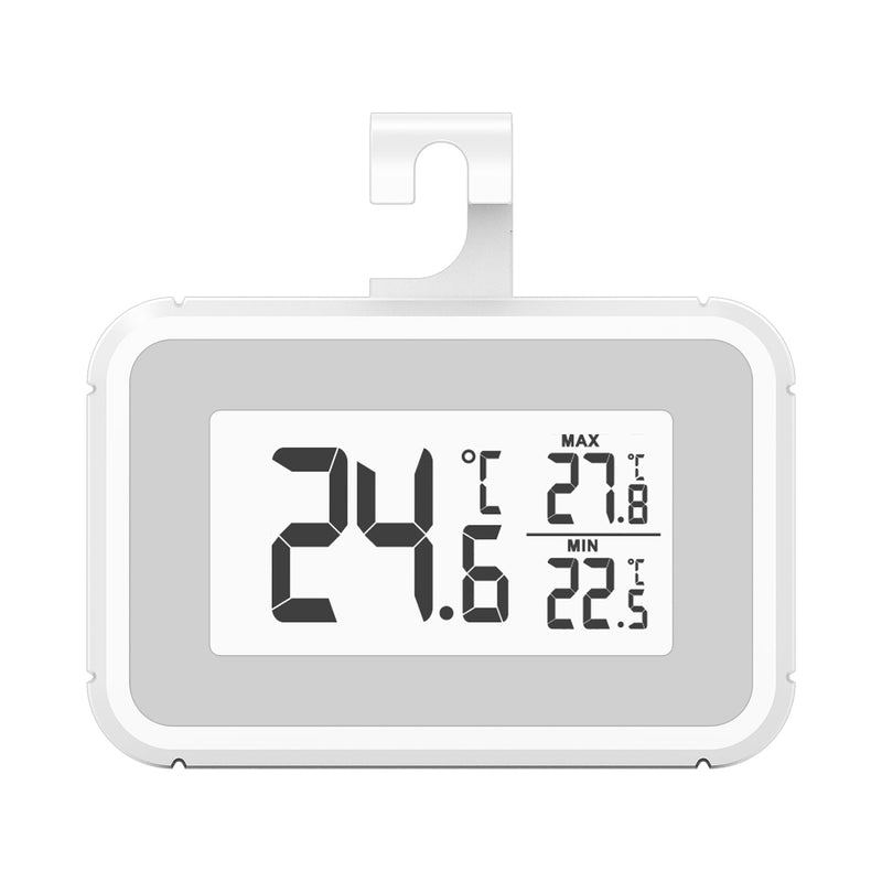 （Pre - order）Elitech Fridge Thermometer Digital Freeze Refrigerator Thermometer Waterproof Large LCD Display Max/Min Record Function TM - 2T - Elitech Technology, Inc.