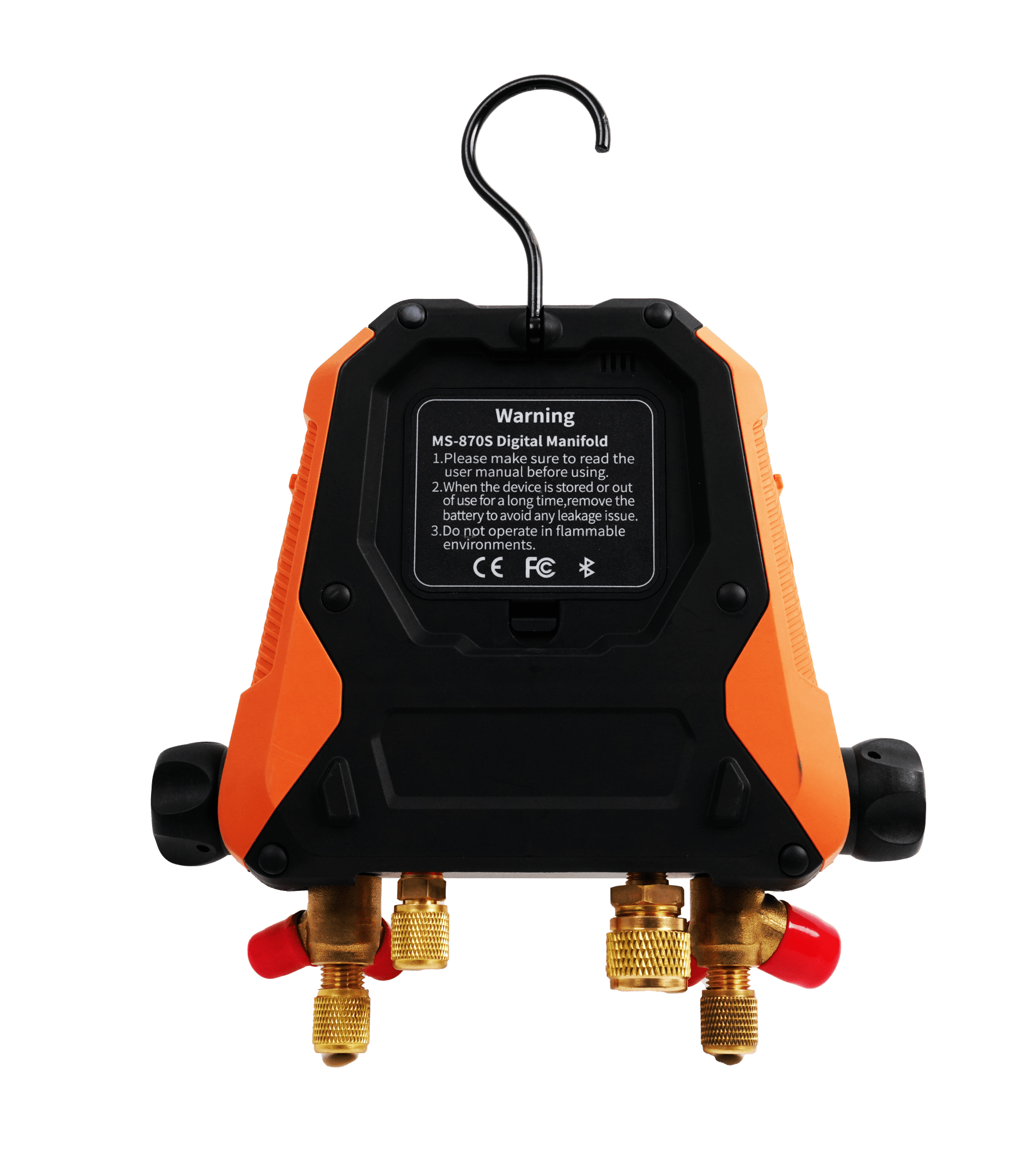 (Pre - order)Elitech MS - 870 HVAC Digital Manifold Gauge Set, 4 - in - 1 Refrigeration Tool with Vacuum, Pressure - Hold, Data Logging, Supports 18 Refrigerants, Bluetooth APP, for HVAC/R Systems - Elitech Technology, Inc.
