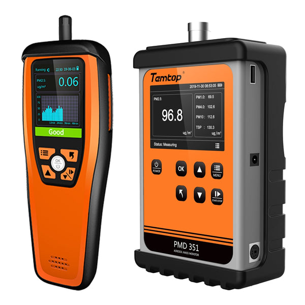 Temtop PMD351 Portable Particulate Meter PM1.0/PM2.5/PM4.0/PM10/TSP ...
