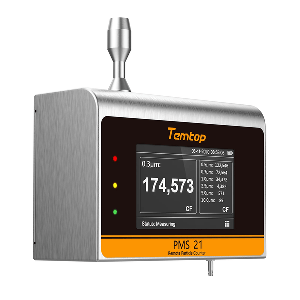 Temtop PMS 21 High Precision Remote Particle Counter – Elitech ...