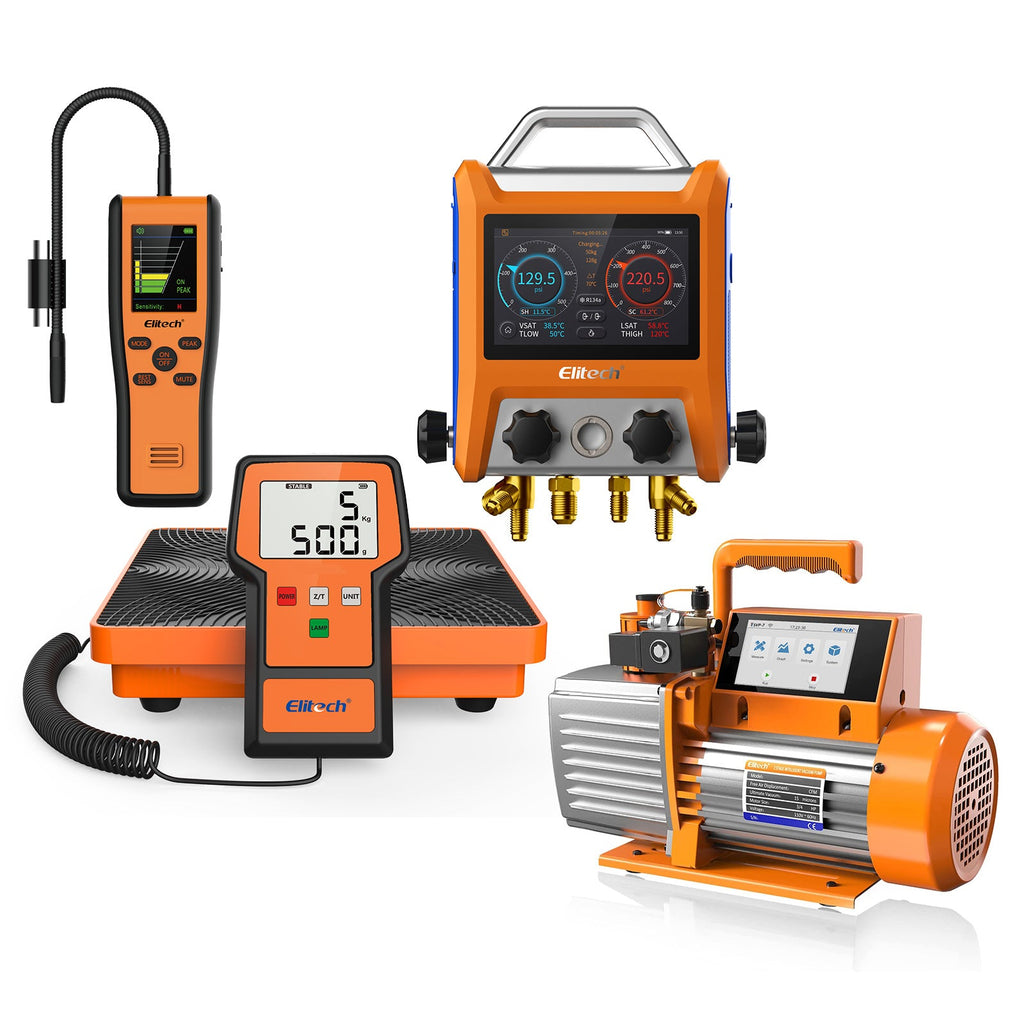 Elitech Báscula De Carga De Refrigerante Para HVAC Con Funda 100 Kg LMC - Foto 10