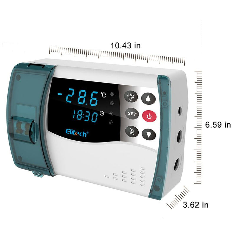 Elitech ECB-1000P Digital Temperature Control Box Cold Room Electric Control Panel Electronic Relay Cold Storage Temperature Control Cooling Heating Defrossing - Elitech Technology, Inc.