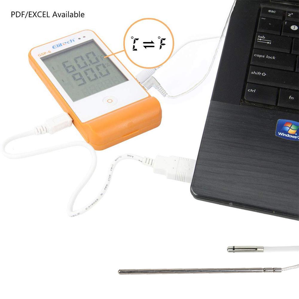 Elitech GSP-6G Digital Data Logger with Detachable Buffered Probe – Elitech  Technology, Inc.